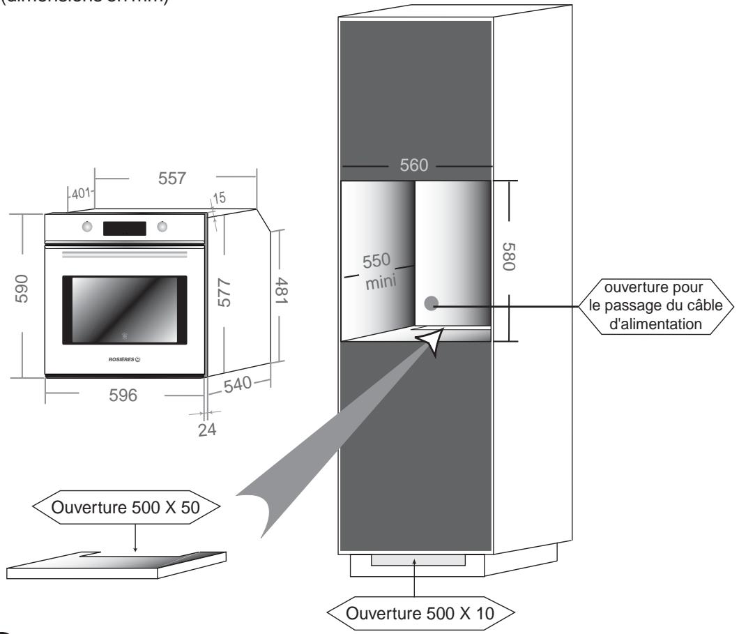 ROSIERES CREATIS FE 6084 - - Four en colonne - 1