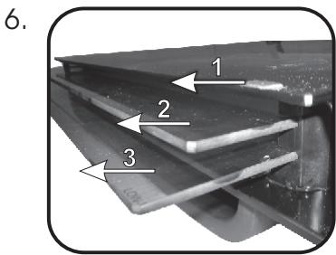 ROSIERES RFCR93RB,  RFCR93PN - REMOVAL AND CLEANING OF THE GLASS DOOR - 4