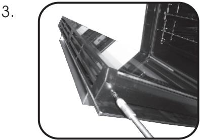 ROSIERES RFCR93RB,  RFCR93PN - REMOVAL AND CLEANING OF THE GLASS DOOR - 5