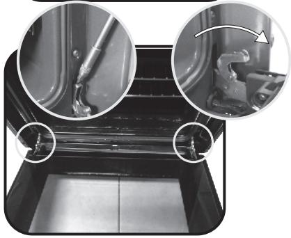 ROSIERES RFZ6970IN - REMOVAL AND CLEANING OF THE GLASS DOOR - 3