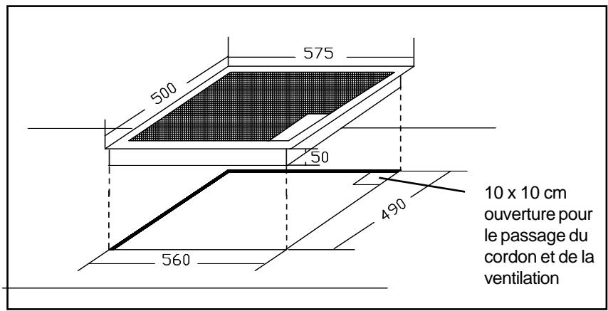 ROSIERES VG40 - INSTALLATION - ENCASTREMENT - 1