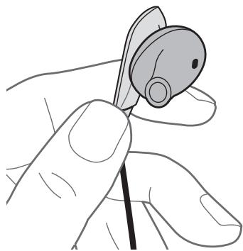 SAMSUNG LEVEL U BLUETOOTH HEADSET - Wearing the headset - 4