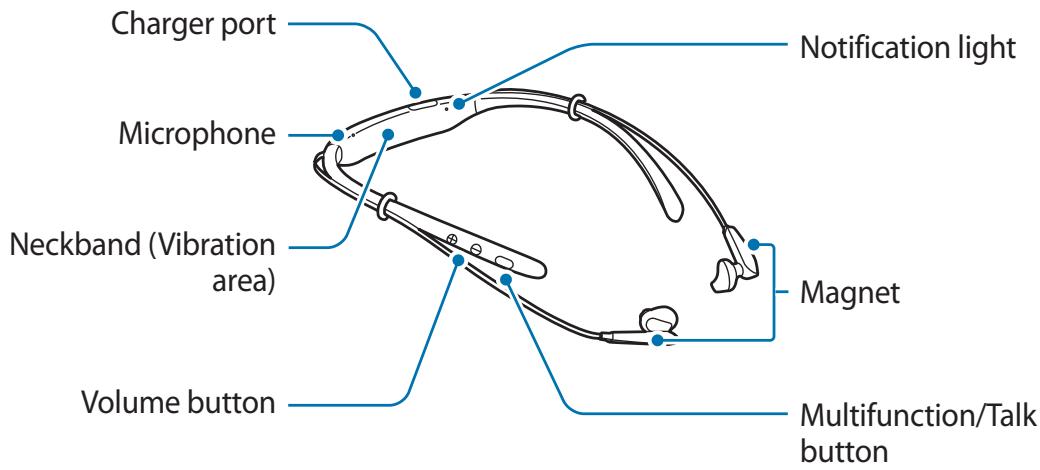 SAMSUNG LEVEL U BLUETOOTH HEADSET - Device layout - 1