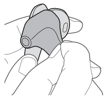 SAMSUNG LEVEL U BLUETOOTH HEADSET - A fulhallgató viselése - 3