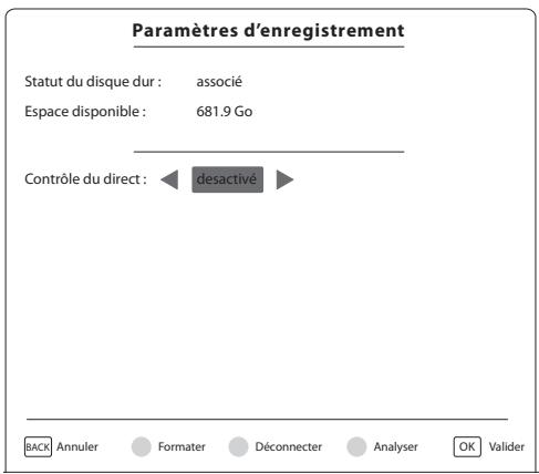 ESSENTIELB MAGICREADY NOMADE HD TNTSAT - PARAMÉTRES D'ENREGISTREMENT - 1