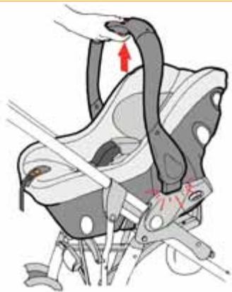 JANE STRATA - Installing Strata in a pushchair. - 2