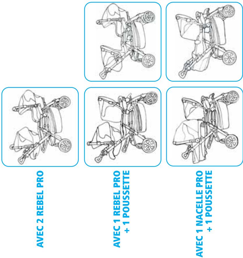 JANE TWIN TWO - 16-UTILISATION DES ACCESSOIRES: COMBINAISONS - 1
