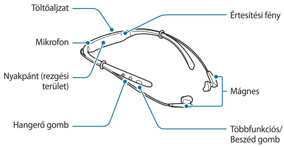 SAMSUNG LEVEL U WIRELESS HEADPHONES - A készülék elrendezese - 1