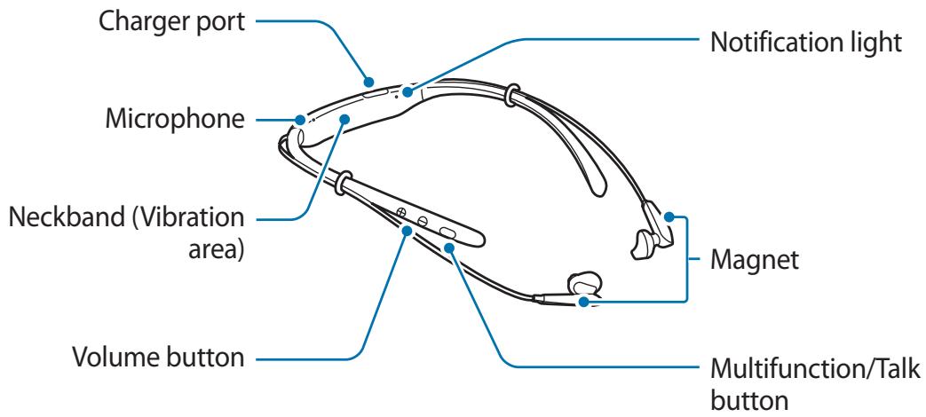 SAMSUNG LEVEL U WIRELESS HEADPHONES - Device layout - 1