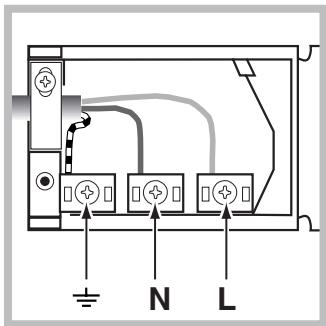 SCHOLTES FN 36 XA - Fitting the power supply cable - 2