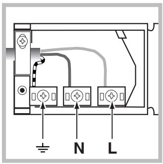 SCHOLTES FN 36 XA - Montaje del cable de alimentacion electrica - 2
