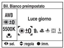 SONY ALPHA 100 - Bil. Bianco preimpostato - 1