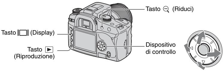 SONY ALPHA 100 - Cambiamento della schermata di riproduzione - 1
