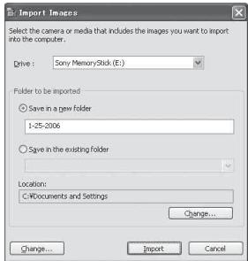 SONY ALPHA 100 - Collegare la fotocamera al computer con il cavo USB. - 1