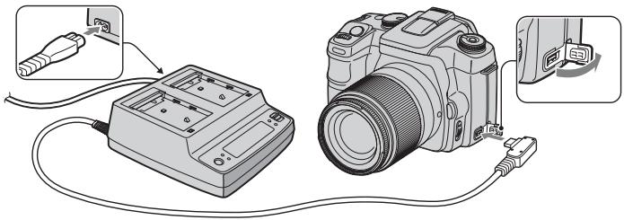 SONY ALPHA 100 - Adattatore/caricatore CA AC-VQ900AM - 1