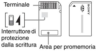 SONY ALPHA 100 - Note sull'uso di un "Memory Stick Duo" (non in dotazione) - 1