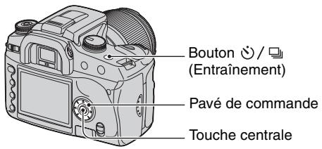 SONY ALPHA 100 - Comment utiliser le bouton / (Entrainement) - 1