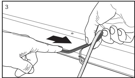 SCHOLTES TIX 644 BE - Installation der Sicherungsscheibe - 3