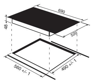 SCHOLTES TRP 741 O L,  TRP741O L - Einbau - 2