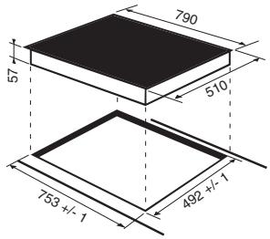 SCHOLTES TRP 741 O L,  TRP741O L - Empotramiento - 3