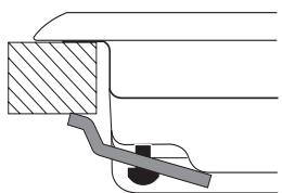 SCHOLTES TV755PGH G31 - Schema voor de bevestiging van de haken - 1