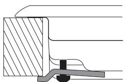 SCHOLTES TV755PGH G31 - Schema voor de bevestiging van de haken - 3
