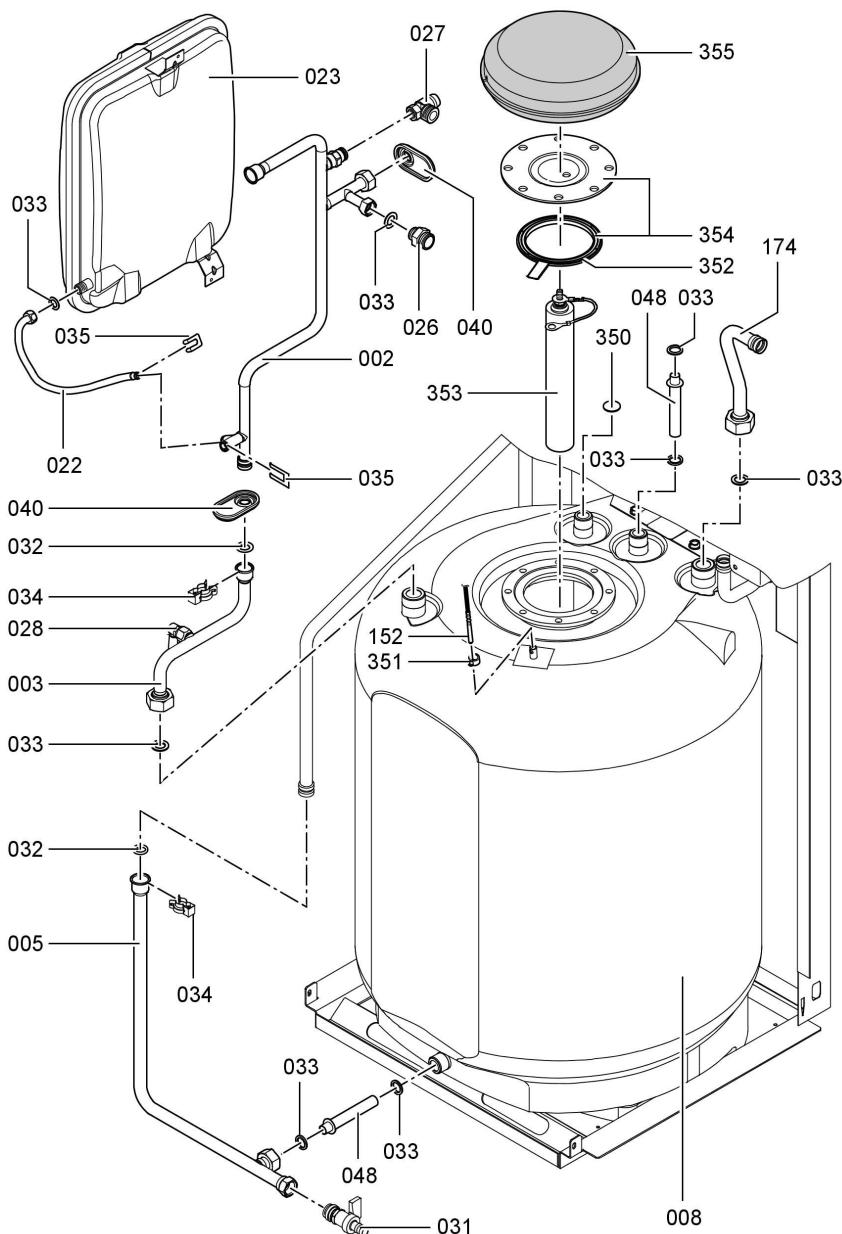 VIESSMANN VITODENS 333 - Listes des pieces détachées (suite) - 1