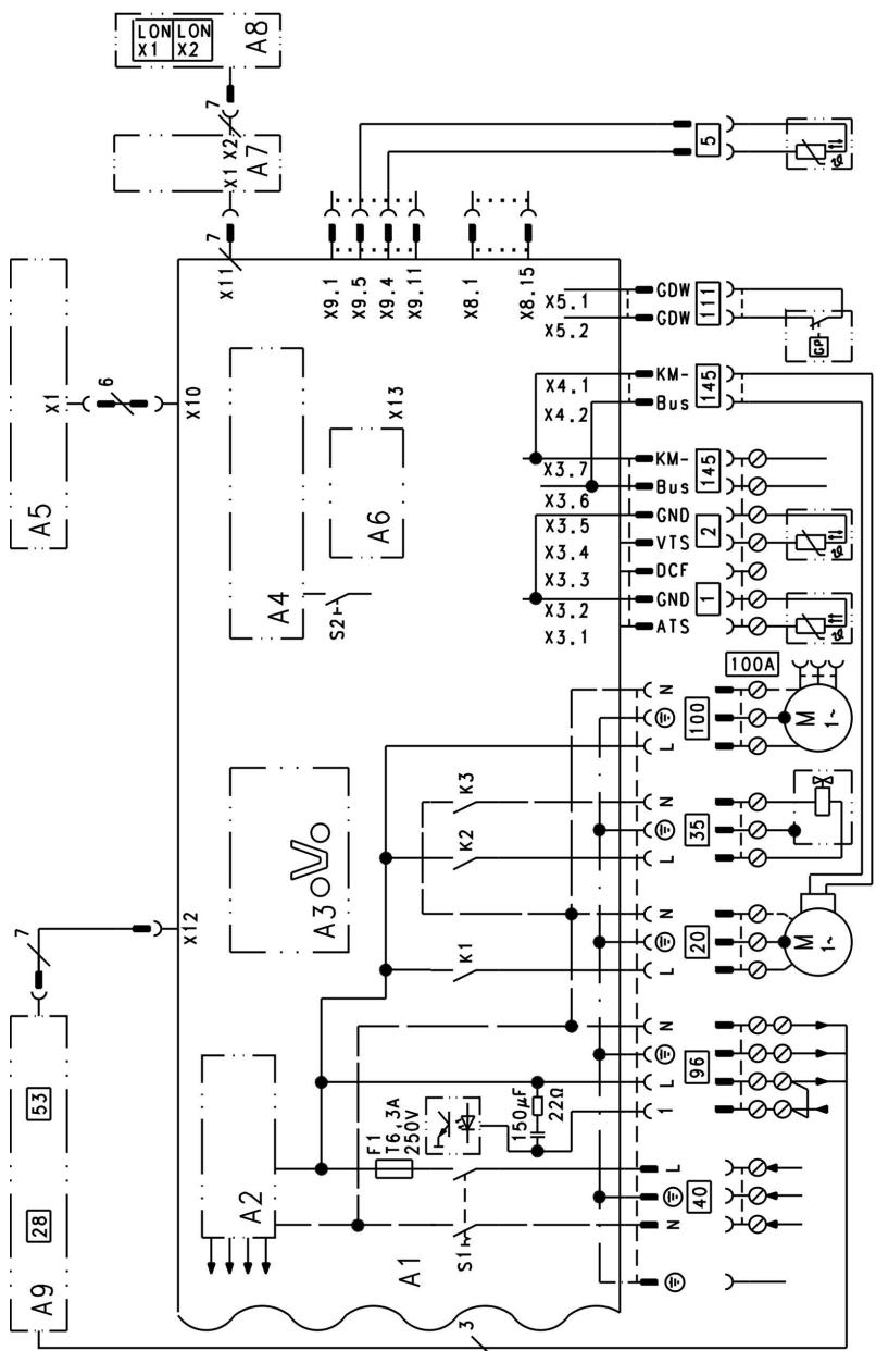 VIESSMANN VITODENS 333 - Schemeélectrique-Raccordements externes - 1