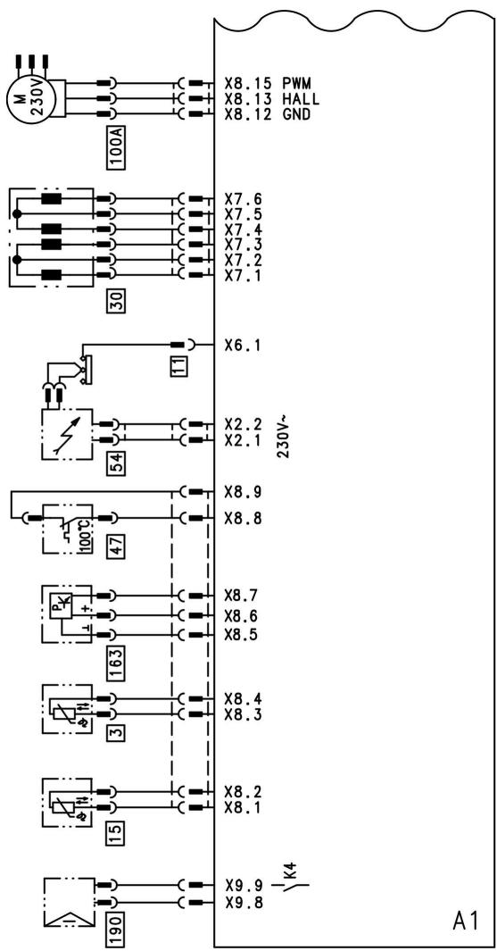 VIESSMANN VITODENS 333 - Schemeélectrique-Raccordements internes - 1