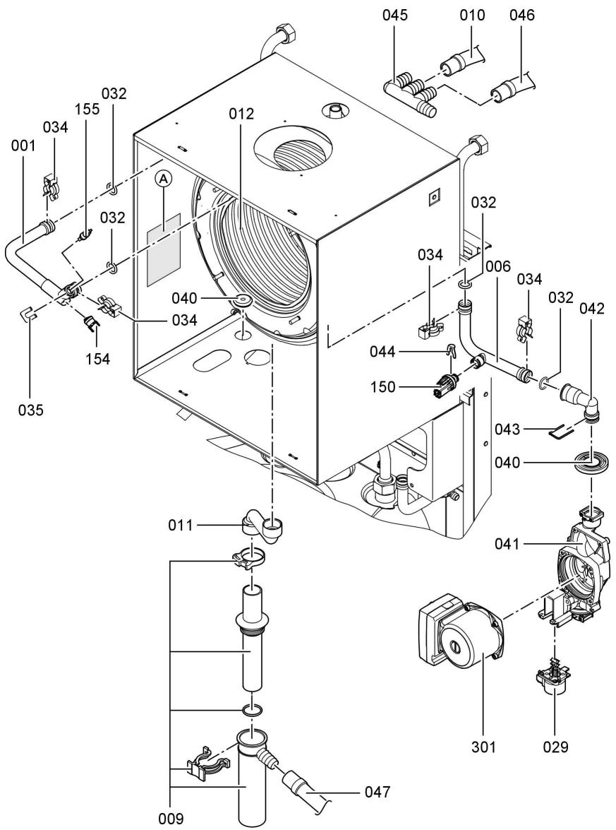 VIESSMANN VITODENS 333 - Listes des pieces détachées (suite) - 1