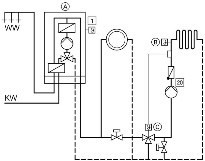 VIESSMANN VITOPEND 200 - Version d'installation 3 - 1