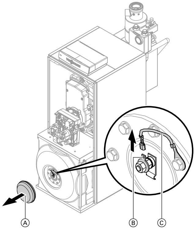VIESSMANN VITORONDENS 222 F, VITORONDENS 200 T - Contrôler le courant de protection de l'anode avec un contrôleur d'anode - 1
