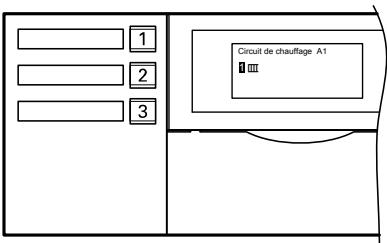 VIESSMANN VITOTRONIC 100 - Sélection du circuit de chauffage - avant chaque réglage et interrogation - 1