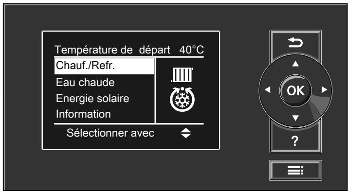 VIESSMANN VITOTRONIC 200 - Menu de base - 1