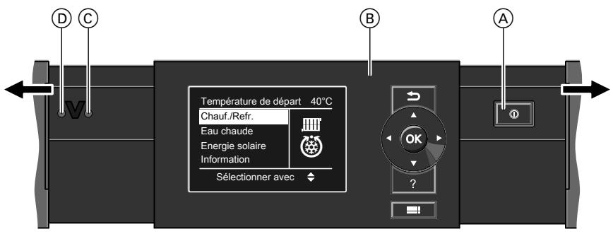 VIESSMANN VITOTRONIC 200 - Ouvrir la régulation - 1