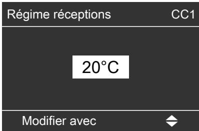 VIESSMANN VITOTRONIC 200 - "Régime réceptions" - 2