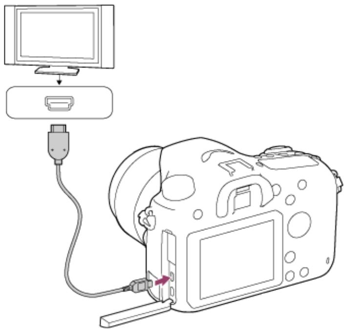 SONY ALPHA 68 - Visualisation d'images sur un téléviseur compatible « BRAVIA » Sync - 1
