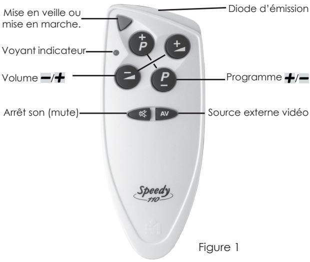 MELICONI SPEEDY 110 - SYMBOLES ET FONCTIONS DES TOUCHES - 1