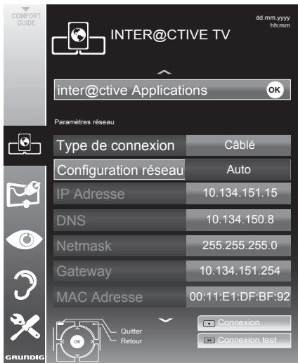 GRUNDIG 22VLE8120BF - Connexion automatique au réseau avec fil - 1