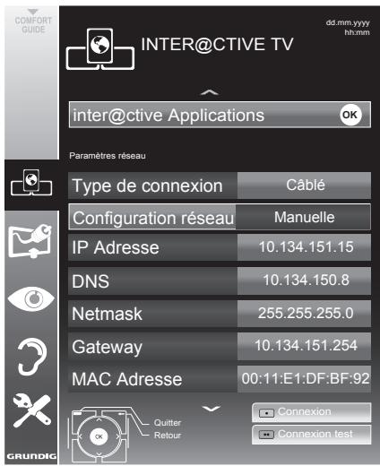 GRUNDIG 22VLE8120BF - Connexion manuelle - 1