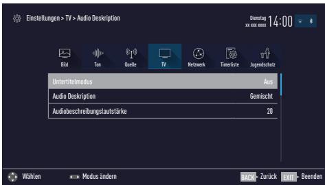 GRUNDIG 49VLX7710BP,  55VLX7710BP - Tastatspracheändern - 1