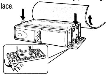 GRUNDIG MCD 36 - Procedure for installation on carpet (horizontal position) - 2