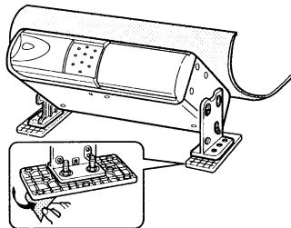 GRUNDIG MCD 36 - Procedure for installation on carpet (at a 45^ angle) - 2