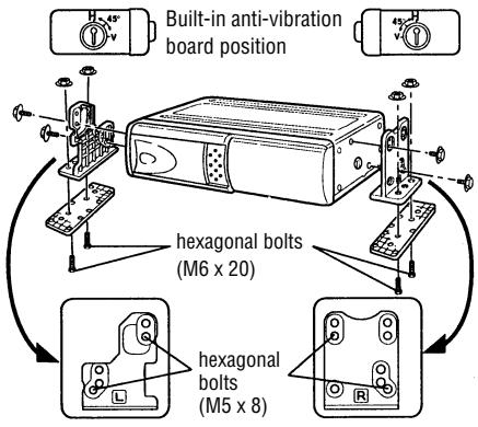 GRUNDIG MCD 36 - Procedure for installation on carpet (horizontal position) - 1