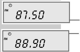 GRUNDIG SONOCLOCK 600 - Réglage des fréquences radio - 1