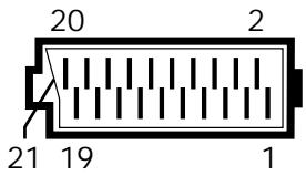 GRUNDIG ST 55 800 - Pin Assignment of EURO-AV Socket - 1