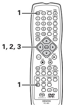 DENON A11 - When "VIDEO SETUP" is selected - 1