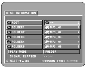 DENON A11 - * To change the folder - 2