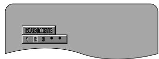 DENON A11 - Rappel de scènes marquées et effacement des repères - 1