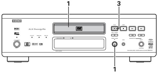DENON A11 - Listening to MP3 CD, CD-Rs and CD-RWs - 1